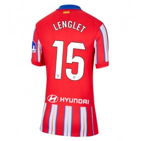 Dámské fotbalový oblečení Atletico Madrid Clement Lenglet #15 Domácí košile 2024-25 Krátkým Rukávem